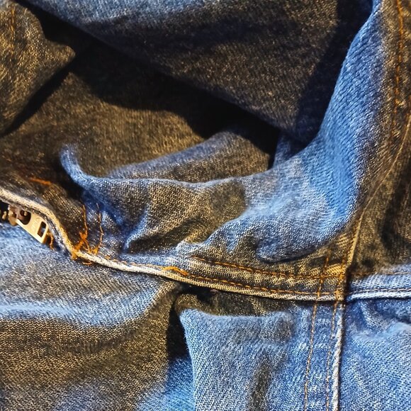 Men's Carhartt Denim Jeans Size 50 x 27.5 GUC - Picture 8 of 9